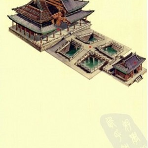 传承经典古籍高清扫描 《中国经典建筑剖视o李乾朗先生手绘图》